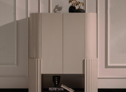 Bar cabinet Wardrobe Wooden cabinet Wood Bar Beige Drinks Living room